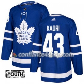Adidas Maillot de Hockey Toronto Maple Leafs Nazem Kadri 43 2017-2018 Bleu Authentic - Enfant